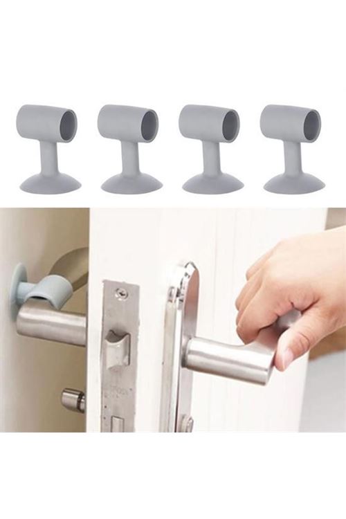 BUFFER®  4 Adet Çok Amaçlı Vakumlu Kapı Stoperi,Kablo Organizeri,Telefon Sabitleyici