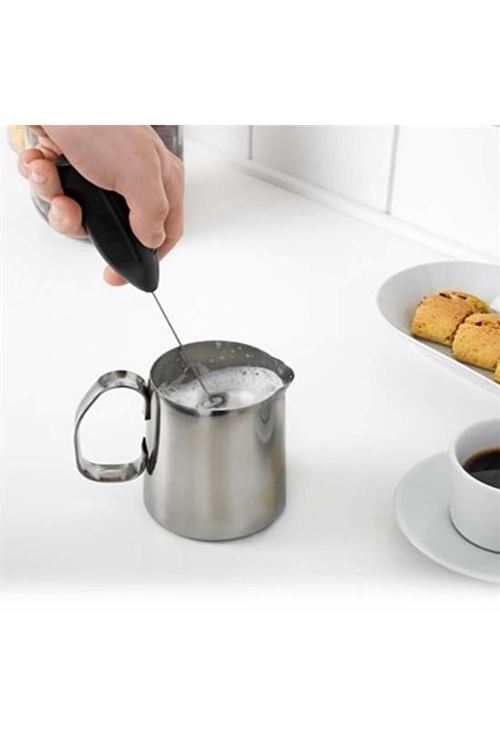 BUFFER® El Çırpıcısı Pilli Mini Portatif Mutfak Mikseri Köpürtme Aleti