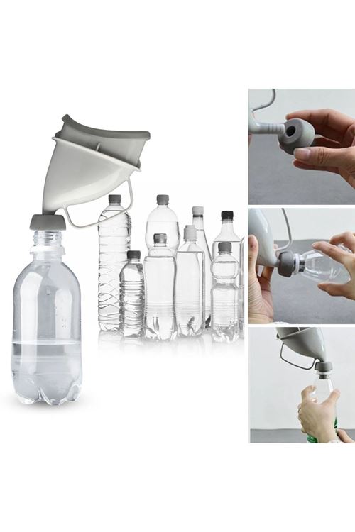 BUFFER® Unisex Taşınabilir Hijjenik Seyahat Tuvalet Aparatı Seyahat Tuvalet Hunisi