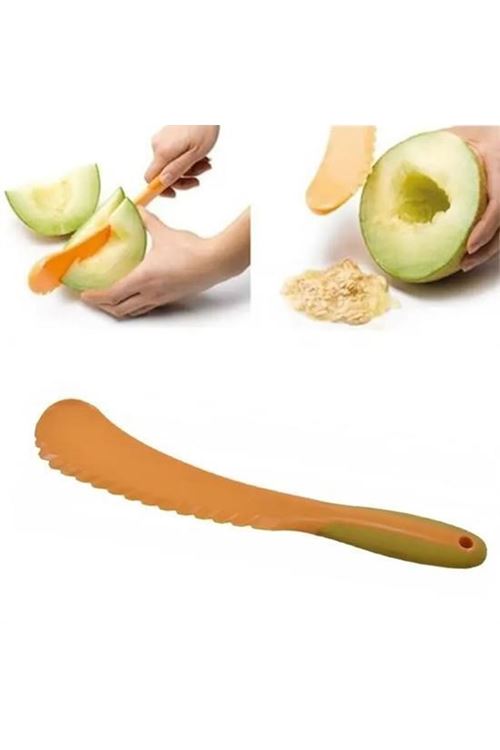BUFFER® Pratik Kolay Kavun Kesme Çekirdek Ayıklama Bıçağı Plastik Aparat
