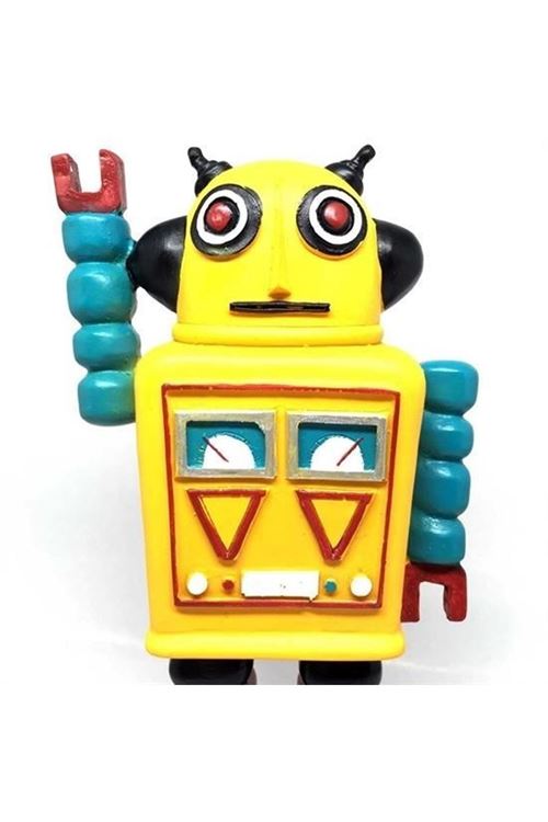 BUFFER® Decotown Nostaljik Sevimli Uzaylı Robot Şeklinde Figür Biblo