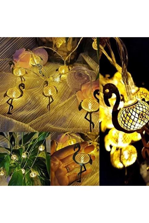 BUFFER® 2 Metre Pilli İnce Tel Led Işık Zinciri Parti Aydınlatma