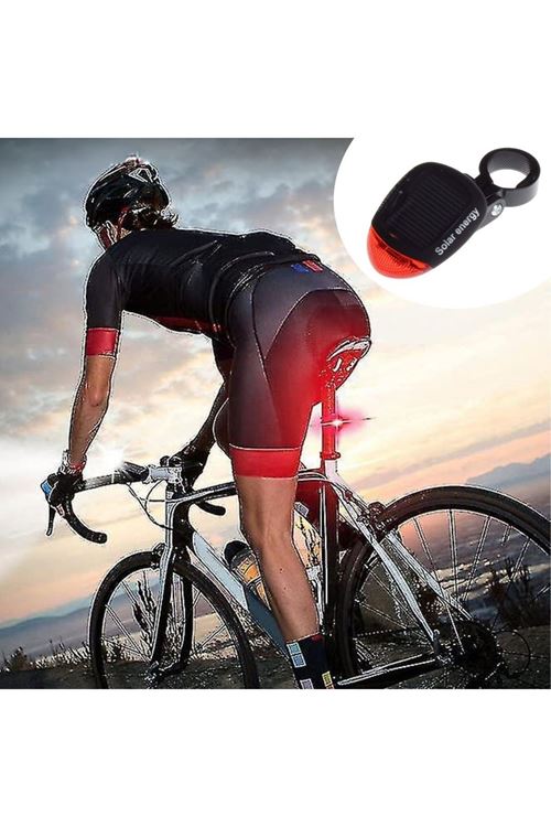 BUFFER® LED Güneş Enerjisi ile Şarj Edilebilir Bisiklet Kuyruk Lambası Solar Bisiklet Lambası