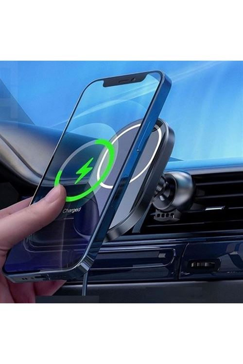 Buffer® 15w Mıknatıslı Takılabilen Hızlı Şarj Tüm Cihaz Ve Araçlara Uyumlu Araç İçi Şarj Cihazı