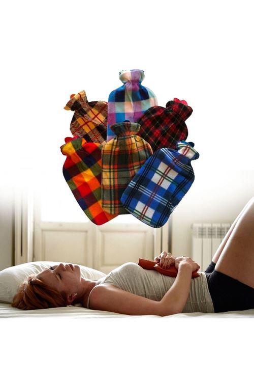 BUFFER® 2 Litre Polar Kılıflı Sıcak Su Torbası 1. Sınıf  Kavuçuk Malzeme