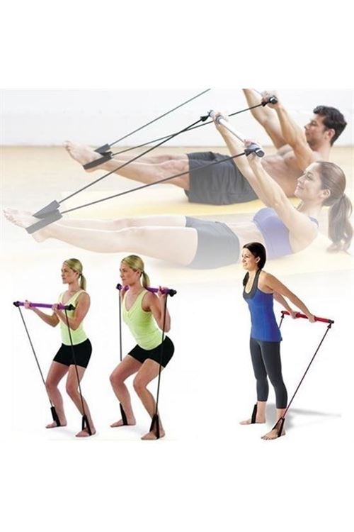 BUFFER® Jimnastik Çubuğu Plates Barı Taşınabilir Spor Ve Egzersiz Aleti