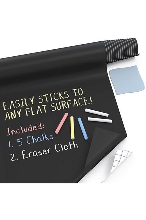 BUFFER® Sticker Rulo Yapışkanlı Çocuk Yazı Yazma Tahtası Yazı Yazma Sticker