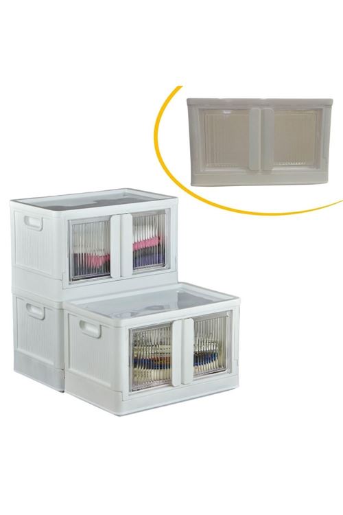 BUFFER® Tek Katlı (1 Ünite) Üst Üste Eklenebilir Demonte Mutfak ve Banyo Düzenleyici Raf-Beyaz