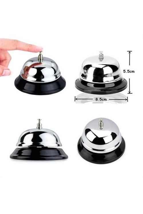 BUFFER® Masaüstü Dekoratif Otel Resepsiyon Görevli Çağırma Zili Çanı