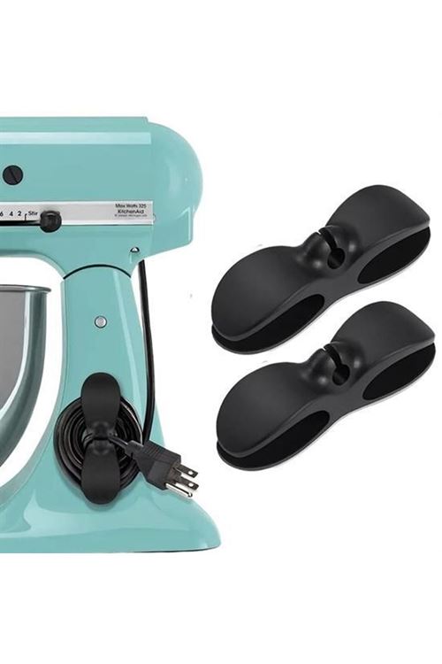 BUFFER® 2li Kablo Tutucu Silikon Kordon Sarıcı Kablo Yönetici Klips