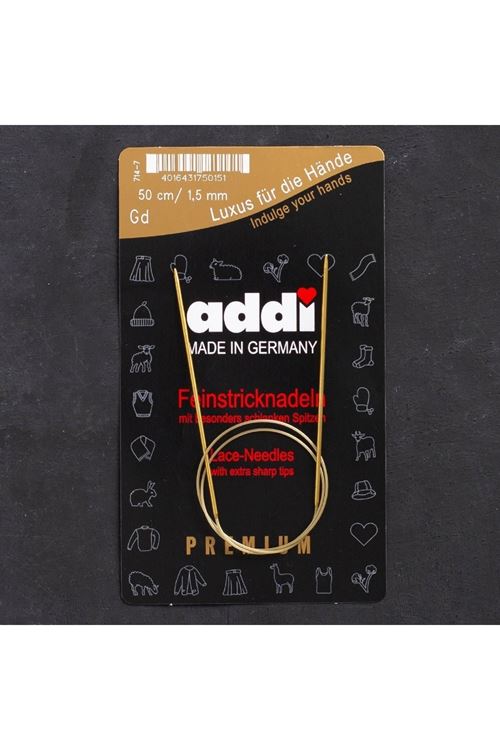 Addi 1,5mm 50cm Misinalı Şiş - 714-7