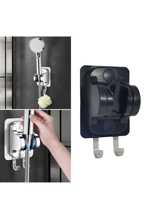 BUFFER® Kendiliğinden Güçlü Yapışkanlı Askılı Duş Başlık Tutucu