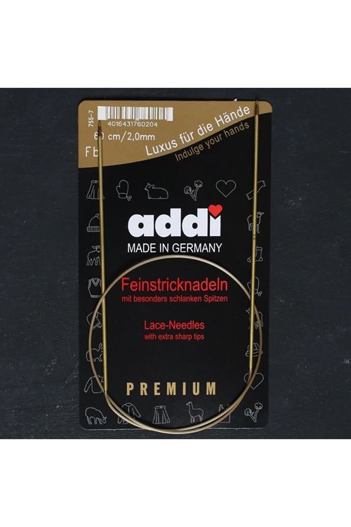 Addi 2mm 60cm Klasik Misinalı Dantel Şişi - 755-7