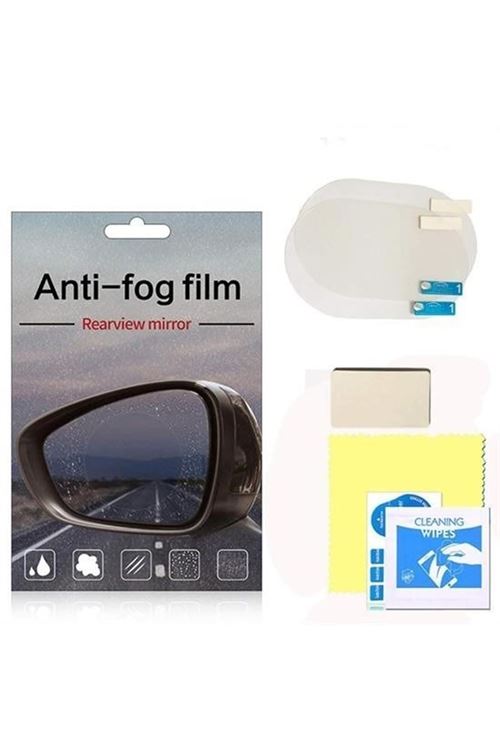 BUFFER® Araç Ayna Yağmur Kaydırıcı ve Cam Buğu Önleyici Film