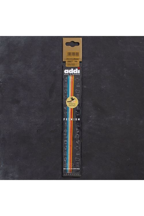 Addi Colibri 2,25mm 20cm Renkli Çorap Şişi - 204-7