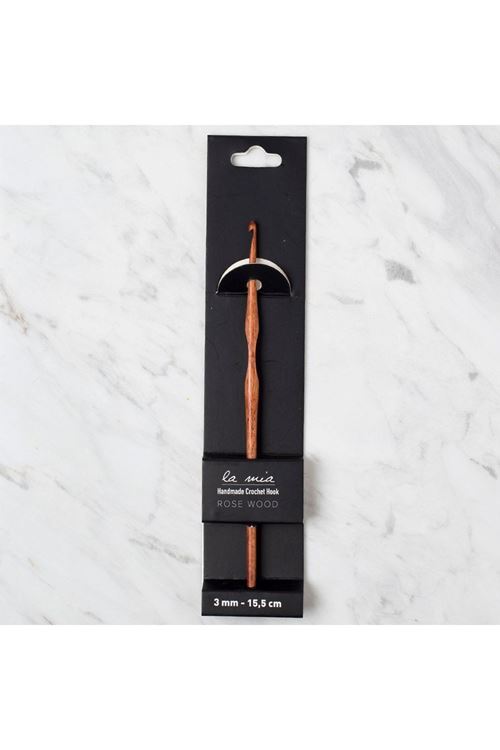 La Mia Rosewood 3 mm 15.5 cm Ahşap Yün Tığ