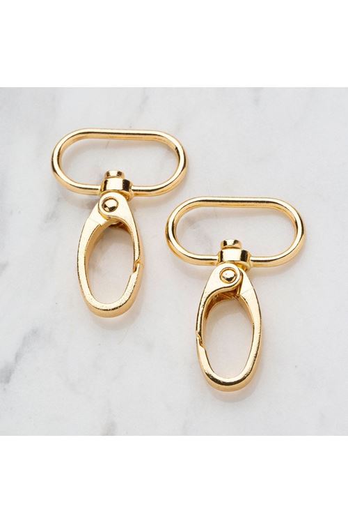 Loren 3 cm 2 li Altın Rengi Makrome Anahtarlık Kan