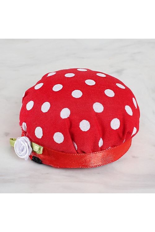 Loren Kola Takılabilir İğnedenlik kırmızı puanlı