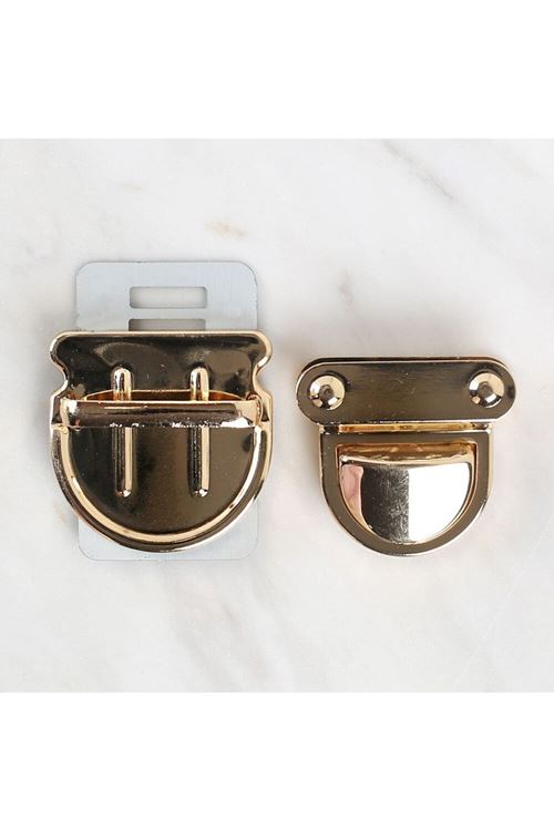 Loren Metal Çanta Kilidi Sarı