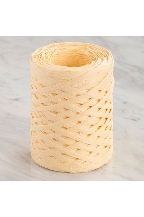 Loren Natural Raffia 90 gr Sarı Kağıt İp - 4