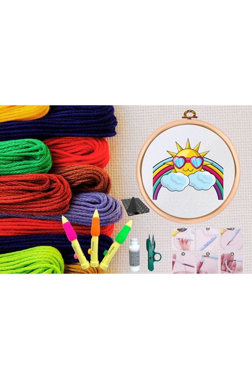 Punch Seti Nakış Seti Kasnaklı Kendin Yap Seti Seri 46