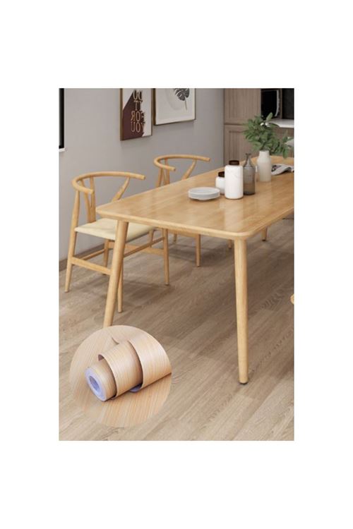 Ahşap Görünümlü Kendinden Yapışkanlı Kaplama Folyosu 5 Metre