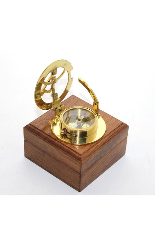 Ahşap Kutulu Pusula Model 10