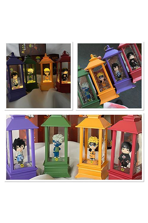 Anime Naruto Figürlü Işıklı Kar Küresi