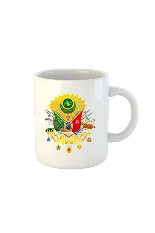 Osmanlı Armalı Kupa Bardak