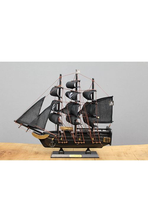 Ahşap Korsan Gemisi 30x33 cm