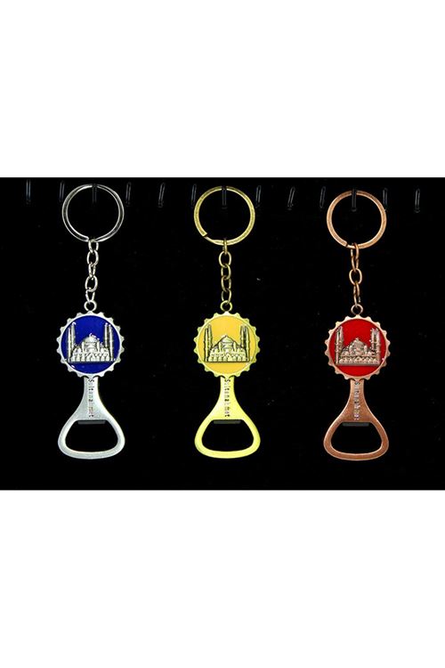 Metal Sultanahmet Anahtarlık Ve Açacak Model 2