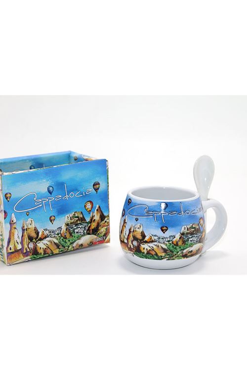 Kaşıklı Yöresel Kahve Fincanı Tekli Model 2