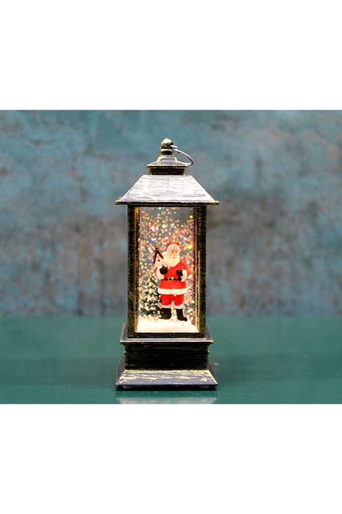 Noel Babalı Işıklı Kar Küresi