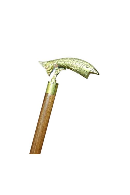 Pirinç Balık Tasarımı Baston