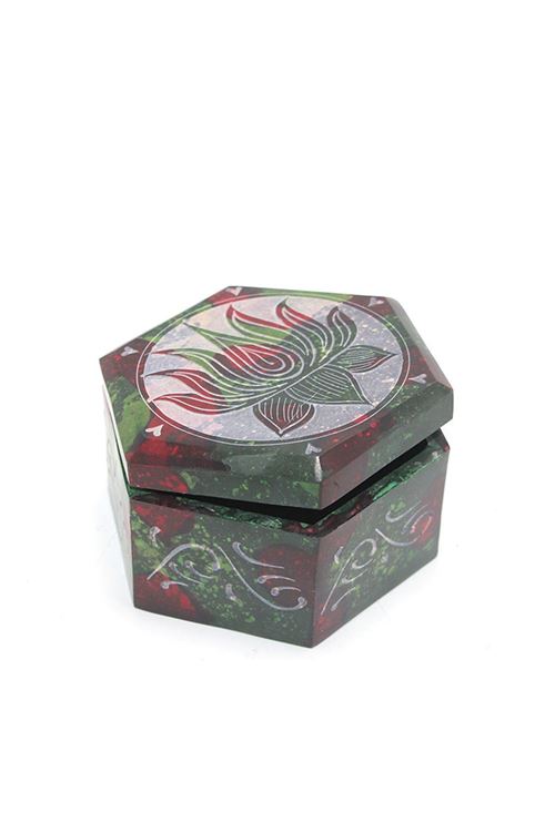 Obsidian Taşı Kutu Model 4