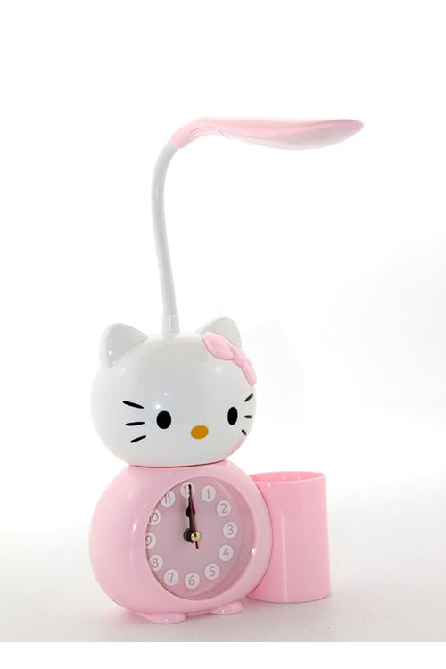 Hello Kitty Masa Lambası Saat Ve Kalemlik