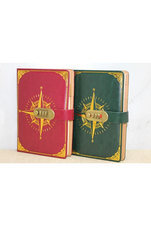Özel Tasarım Şifreli Deri Defter