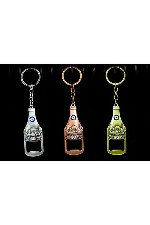 Metal Ayasofya Anahtarlık Ve Açacak Model 1