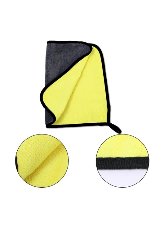 Yünlü Mikrofiber Araba Temizlik Bezi 50x70 cm