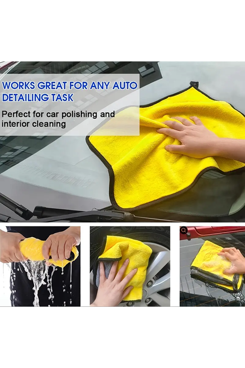 Yünlü Hassas Araba Yıkama Ve Temizlik Bezi