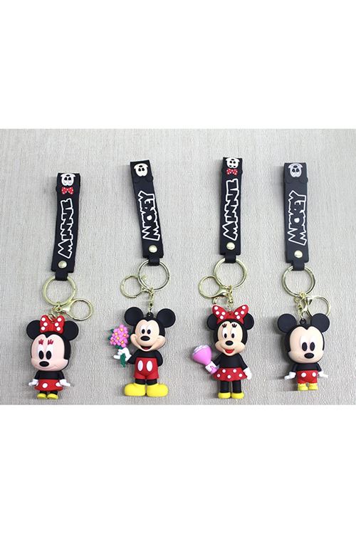 Mickey - Minnie Mouse Silikon Anahtarlık