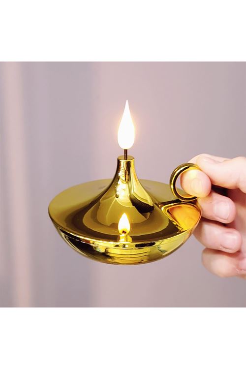 Dekoratif Gold Pilli Mum Lamba