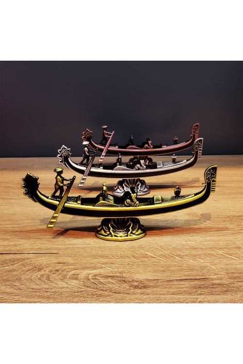 Metal Dekoratif Venedik Kayık