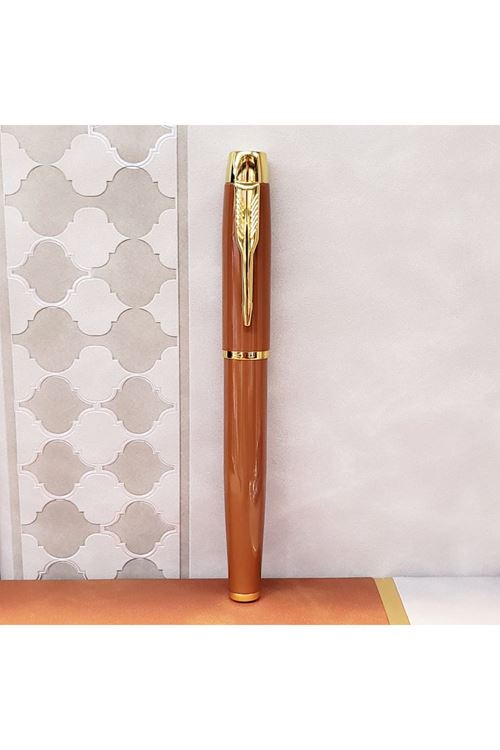 Taba Rengi Metal Tükenmez Kalem