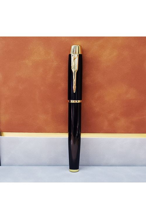 Metal Siyah Roller Tükenmez Kalem