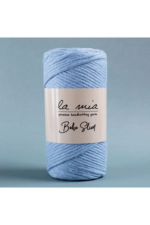 La Mia Boho Slim Açık Mavi El Örgü İpi -L069 - 34204