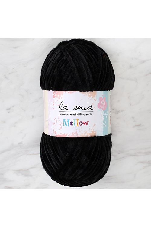 La Mia Mellow Siyah El Örgü İpi - 902 - 34151