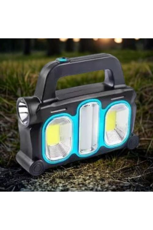 BUFFER®  Hurry Bolt Güneş Enerjili Taşınabilir Çalışma Lambası – Powerbank Özellikli