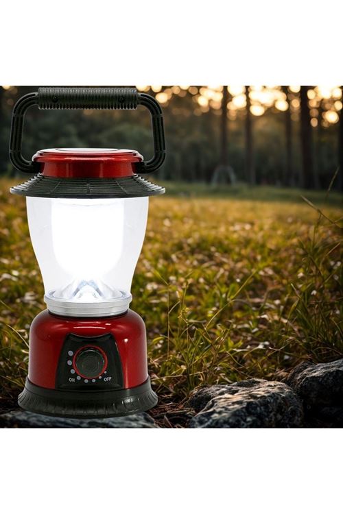 BUFFER®  Ledli Kamp Lambası Pilli Ayarlı LED Işıldak Aydınlatma