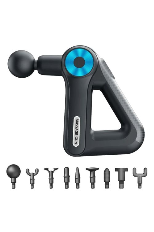 BUFFER® 12 Farklı Başlıklı Profesyonel Masaj Tabancası - Kas Gevşetici ve Yorgunluk Giderici Masaj Aleti